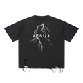 Lightning Raw-Hem T-Shirt [Limited Edition]