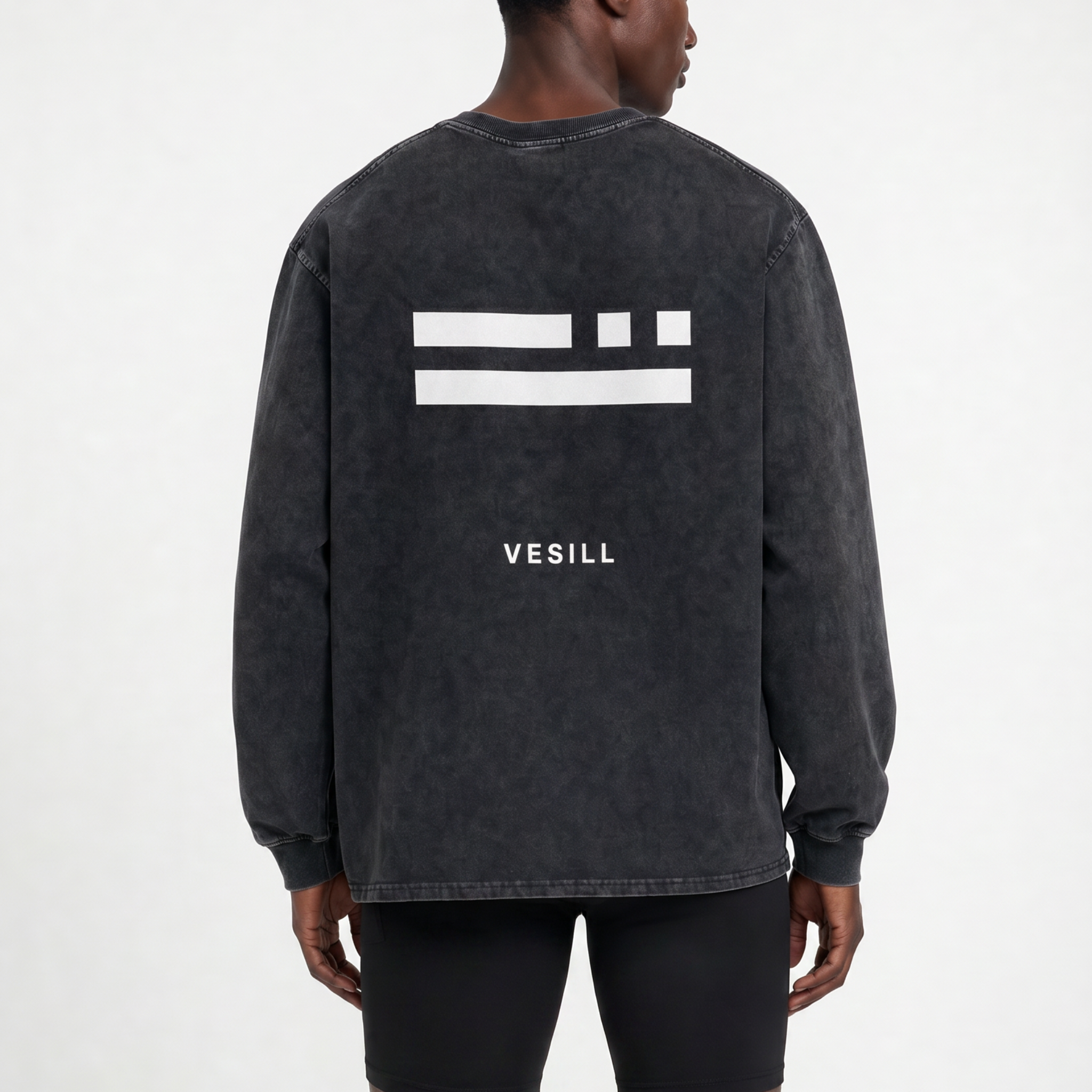 Acid Wash Oversize Long Sleeve T-Shirt